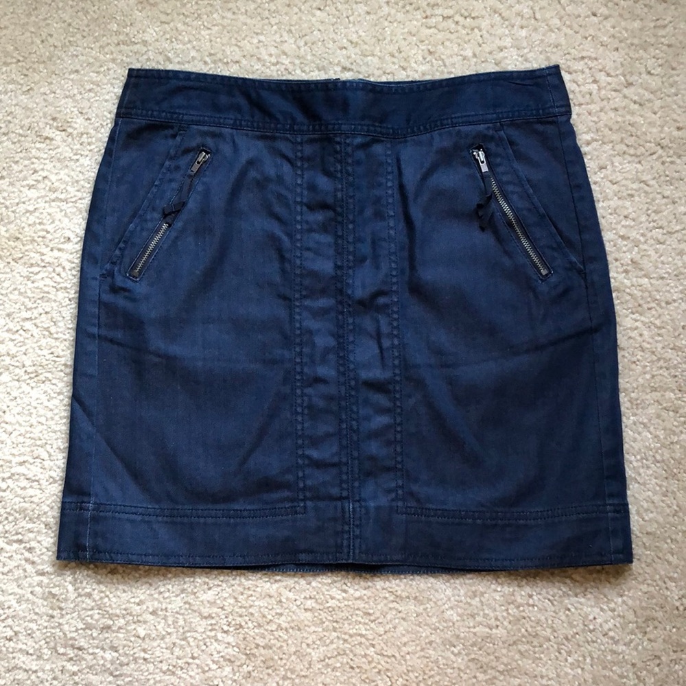 EUC Loft denim skirt